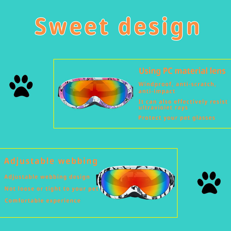 Windproof Glasses Outdoor Pet Cool Sunglasses