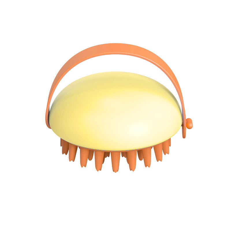 Pet Silicone Bath Brush – Massage Scrubber for Cats & Dogs