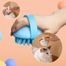 Pet Silicone Bath Brush – Massage Scrubber for Cats & Dogs